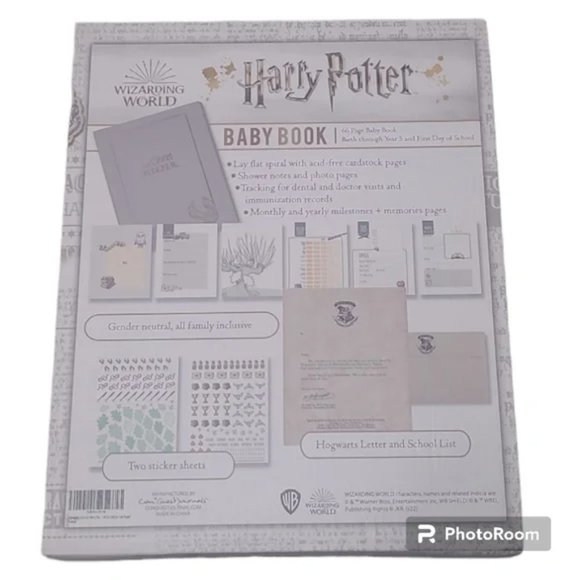 HARRY POTTER WIZARDING WORLD BABY BOOK BIRTH THROUGH YR 5 ALBUM NEW SEALED - Picture 2 of 6